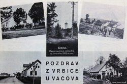 Pohlednice pořízená krátce po druhé světové válce